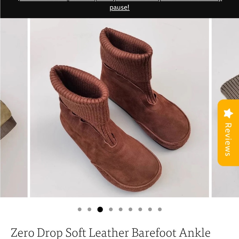 Soft Leather Ankle Sock Boots